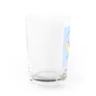 Kaede  lemonadeのカマキリ×レモン×ゴールドリボン Water Glass :left