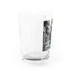 lacheのストリートキャット Water Glass :left