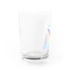 Thanks And You. STUDIOのプラチナシルバー　-オクタヒドロン（正八面体）- Water Glass :left