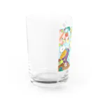 きょーりゅーと鳥さんといきものーずのSUKI Water Glass :left