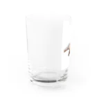 山のくまの犬が落ちてる Water Glass :left