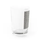 B-catの微生物パターン灰_アイテムいろいろ Water Glass :left
