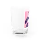 木馬の太っちょパンダ Water Glass :left