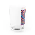 yt shopのサイケな自然イラストグッズ Water Glass :left