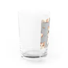 しゃいんぼっくすのねこみけちゃん Water Glass :left