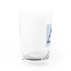 ドット絵、ゲーム好き必見🥰のピクセルペルシャ猫ちゃん Water Glass :left