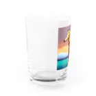 Zep11138のドット絵キリン Water Glass :left