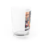 ReoReo-Artの冬のカクテルシリーズ Water Glass :left