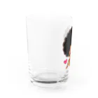 Aangel444Mのキュートなボンバーヘッド Water Glass :left