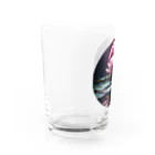 RetrowaveFlowerのRetrowaveFlower-睡蓮- Water Glass :left