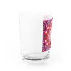 With Flowerの恋の味方の情熱の薔薇たち Water Glass :left