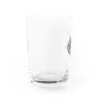 ご当地妖怪雑貨屋 鶴屋もののけ堂 SUZURI店の山猫ちゃん Water Glass :left