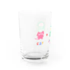 247_Zsのcute cat カラフル Water Glass :left