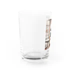 MistyStarkの日本人女性冬ビール Water Glass :left