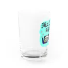 ひよこーさかなの海より深く反省ぱんだ Water Glass :left