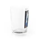 ZZRR12の「狐魔女の蒼き炎」 ： "The Azure Flames of the Fox Witch" Water Glass :left