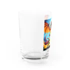 Pixel Questのドラゴンブレイズナイトティー Water Glass :left