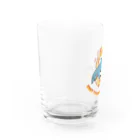 ko-jの火の輪を飛び越えるサメ Water Glass :left