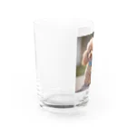 Takucomの愛らしい笑顔に癒される：プードルの日常 Water Glass :left