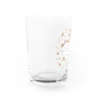 ＊momochy shop＊のちゃぷもちのクリスマス(ナチュラル) Water Glass :left