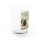 玉手箱のラブラブペンギン Water Glass :left