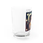 茉莉花のラブラブな恋人のイメージ Water Glass :left