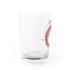 やまえながのふわふわしまえなが【おつかれ】 Water Glass :left