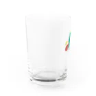 あおはるshopのおんなのコとワンコのクリスマス Water Glass :left