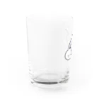 モゴモゴSHOPの起きれんのよ Water Glass :left