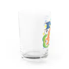 みなとまち層のキング&クイーンエンゼルフィッシュ Water Glass :left