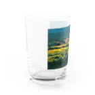 ac jungleの色彩豊かな自然風景 Water Glass :left
