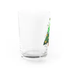 mkumakumaのニャンコの楽しいクリスマス グラス左面