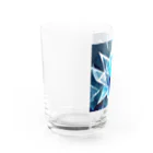 のんびりアート工房の氷のクリスタル Water Glass :left