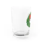 k-shopのクリスマスリース Water Glass :left