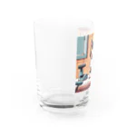 ysuke53のカットして三毛 Water Glass :left