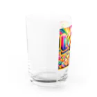 DesignDreamerの光輝く福招き猫 Water Glass :left