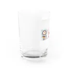 kumamia（くまみあ）のくまの３兄弟もこもこver. Water Glass :left