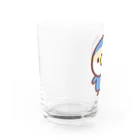 いんこ屋堂のコザクラインコ（バイオレットチェリー） Water Glass :left