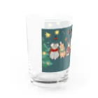 HanaChannel_hogonekoLifeのHana Channelクリスマスグッズ2023 Water Glass :left