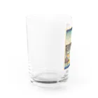 浮世絵屋の広重「冨二三十六景⑥　東都両ごく」歌川広重の浮世絵 Water Glass :left