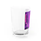 3tomo6's shopのpurple Water Glass :left