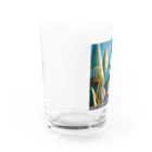 のんびりアート工房のジオメトリック都市 Water Glass :left