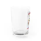 HiraHiraPaperのくろい花 Water Glass :left