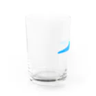 としまーとの利島（水色） Water Glass :left