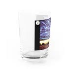 takuSHOP99の夕焼けの雷雲 Water Glass :left