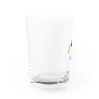 ポンキチはうすの着物大好き女の子 Water Glass :left