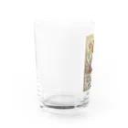 kerokoro雑貨店の祝福のシマエナガ Water Glass :left