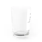 かわいい女の子とシュールな絵のcutecat Water Glass :left