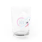 usabit.のぐっず屋さんの雨蜜ふぁるまロゴ Water Glass :left