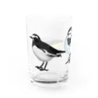 やちよ｜リアル鳥イラストの鶺鴒さん Water Glass :left
